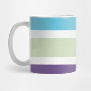 SIMPLE PASTEL GEOMETRIC STRIPES Mug